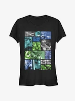 Star Wars The Clone Story Squares Girls T-Shirt