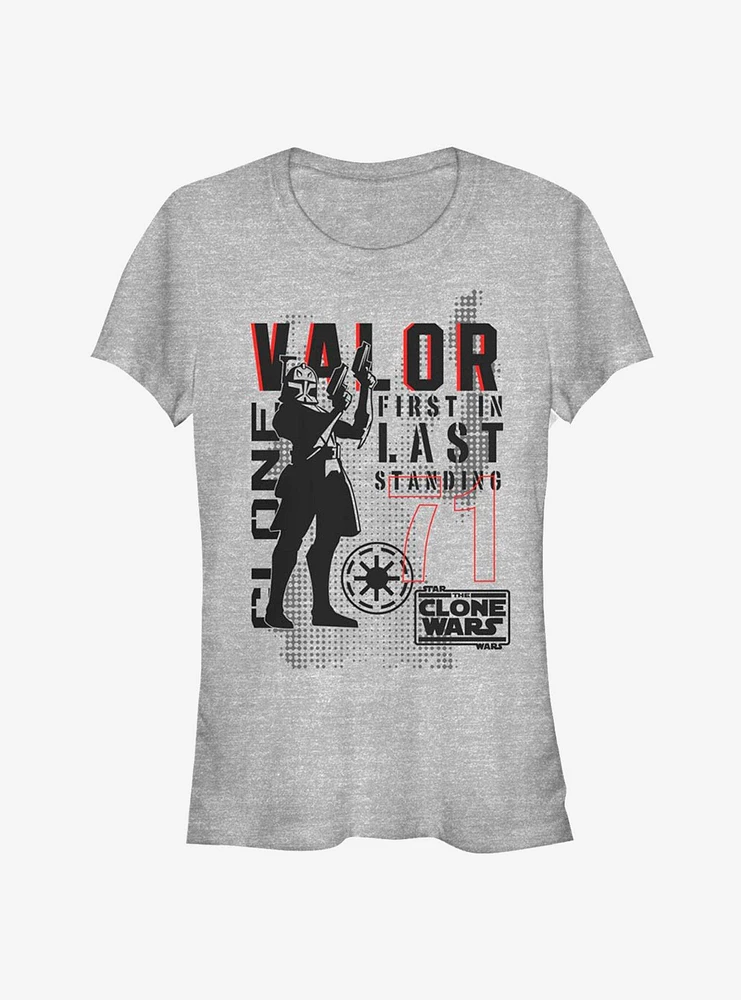 Star Wars The Clone Valor Troop Girls T-Shirt