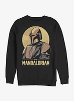 Star Wars The Mandalorian Mando Sunset Frame Sweatshirt