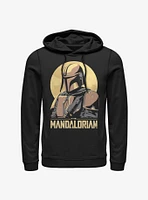 Star Wars The Mandalorian Mando Sunset Frame Hoodie