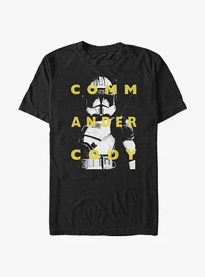 Star Wars The Clone Commander Cody Text T-Shirt