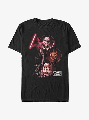Star Wars The Clone Darkside Group T-Shirt