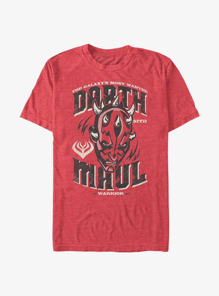 Star Wars The Clone Darth Maul Red T-Shirt