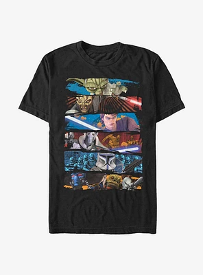 Star Wars The Clone Face Off T-Shirt