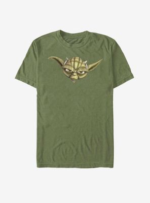 Star Wars: The Clone Wars Yoda Face T-Shirt