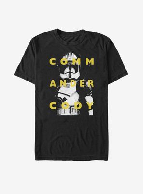 Star Wars: The Clone Wars Commander Cody Text T-Shirt