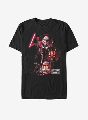 Star Wars: The Clone Wars Dark Side Group T-Shirt