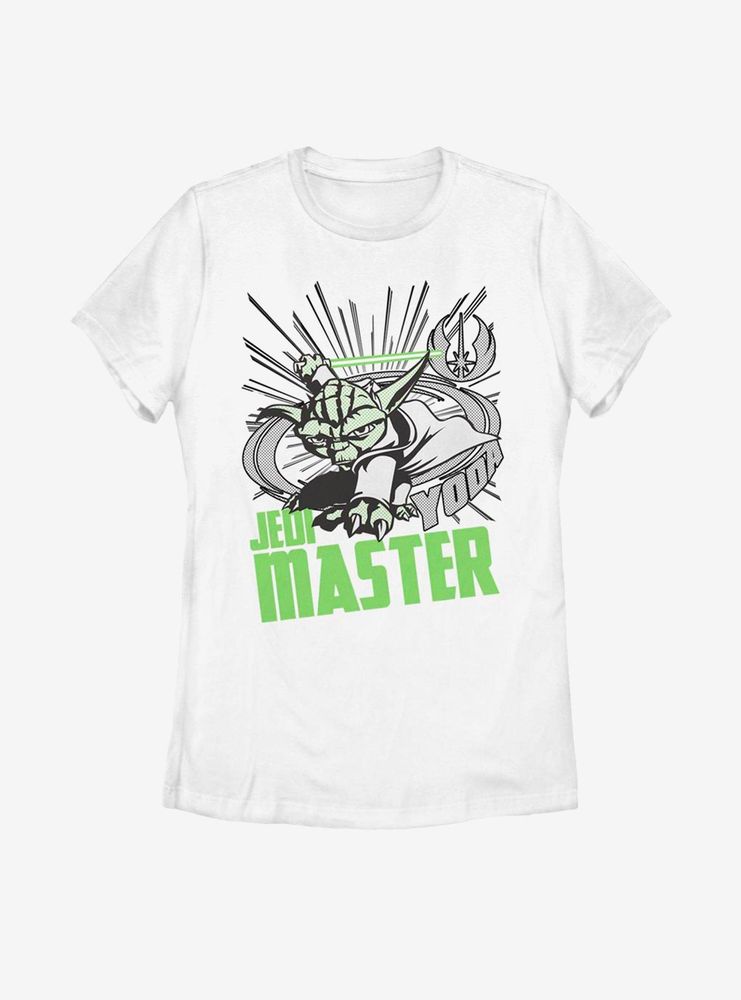 Star Wars: The Clone Wars Yoda Master Womens T-Shirt