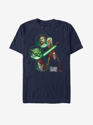 Star Wars: The Clone Wars Light Side Group T-Shirt