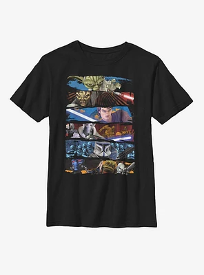 Star Wars: The Clone Wars Face Off Youth T-Shirt