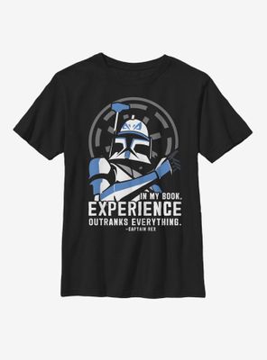 Star Wars: The Clone Wars Experience Outranks Everything Youth T-Shirt