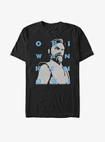 Star Wars: The Clone Wars Obi-Wan Text T-Shirt