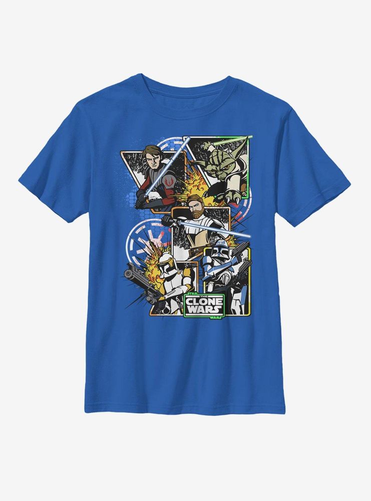 Star Wars: The Clone Wars Royal Flush Youth T-Shirt