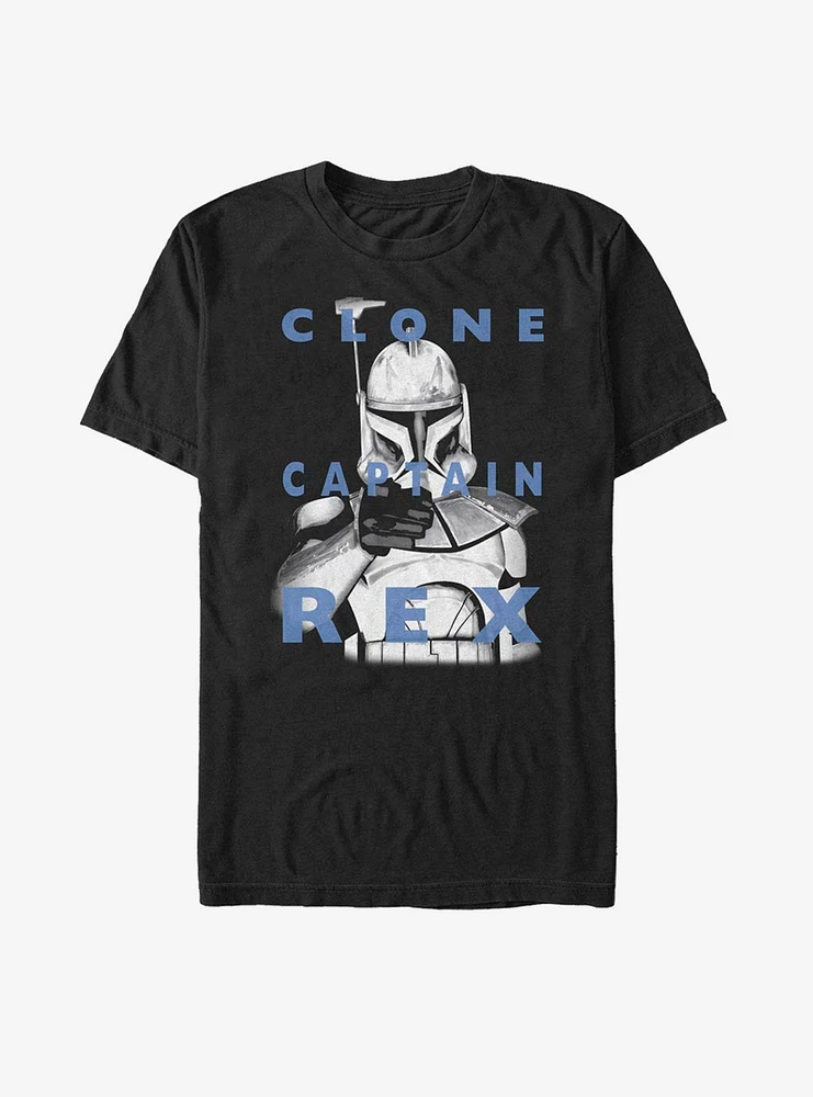 Star Wars: The Clone Wars Captain Rex Text T-Shirt