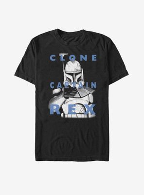 Star Wars: The Clone Wars Captain Rex Text T-Shirt