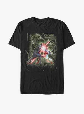 Star Wars: The Clone Wars Saber Duel T-Shirt