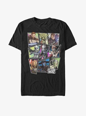 Star Wars: The Clone Wars Scattered Group T-Shirt