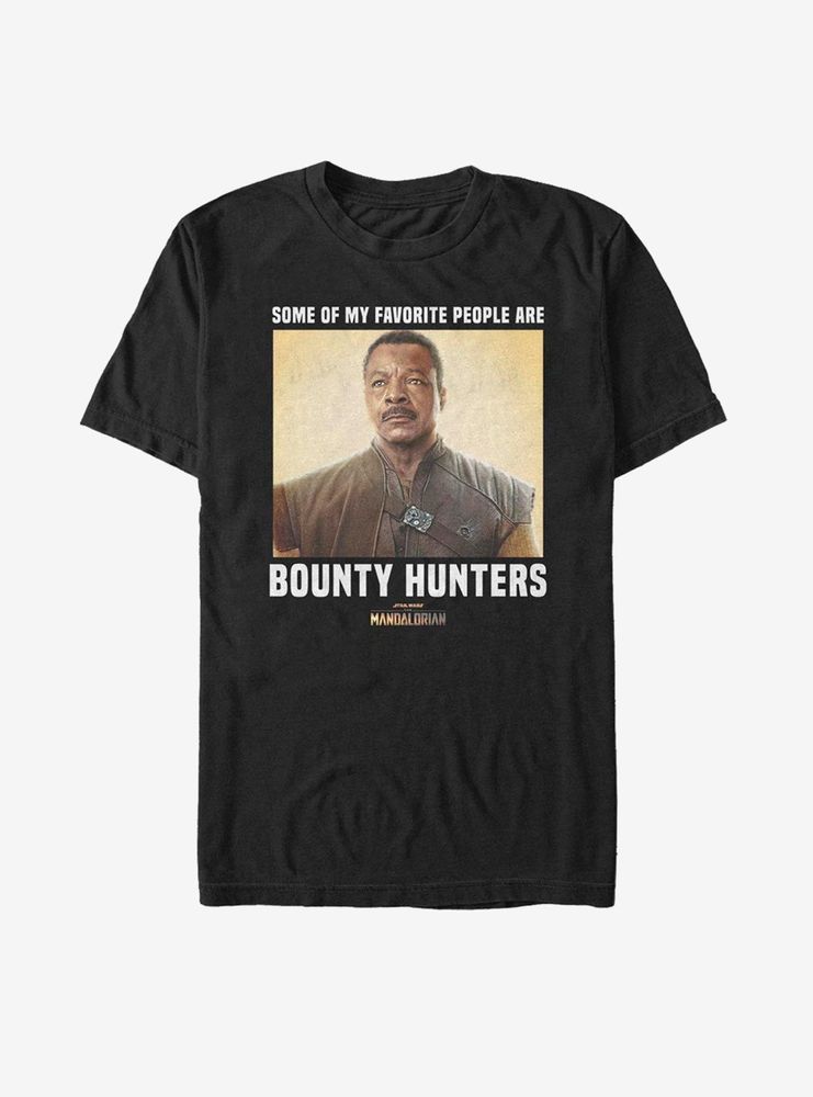 Star Wars The Mandalorian Favorite People Bounty Hunters T-Shirt