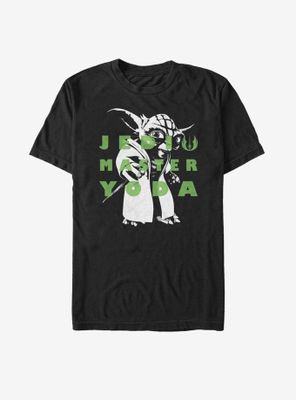 Star Wars: The Clone Wars Yoda Text T-Shirt
