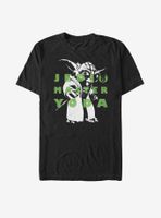 Star Wars: The Clone Wars Yoda Text T-Shirt