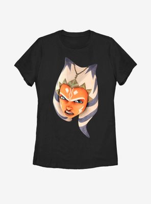 Star Wars: The Clone Wars Ahsoka Face Womens T-Shirt
