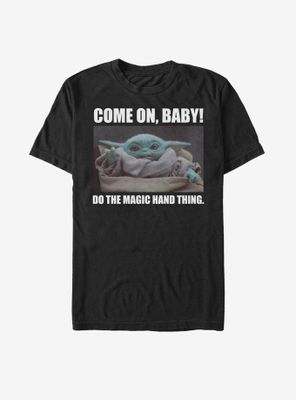 Star Wars The Mandalorian Child Magic Hand Thing T-Shirt