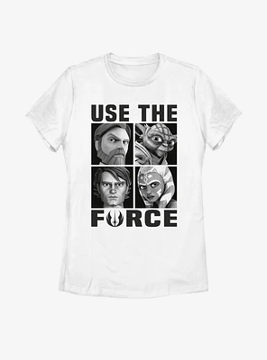 Star Wars: The Clone Wars Use Force Womens T-Shirt