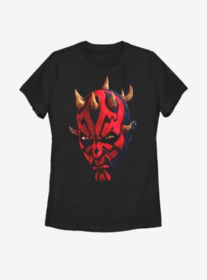 Star Wars: The Clone Wars Maul Face Womens T-Shirt