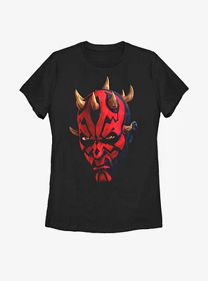 Star Wars: The Clone Wars Maul Face Womens T-Shirt