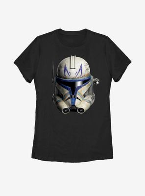 Star Wars: The Clone Wars Captain Rex Helmet Womens T-Shirt