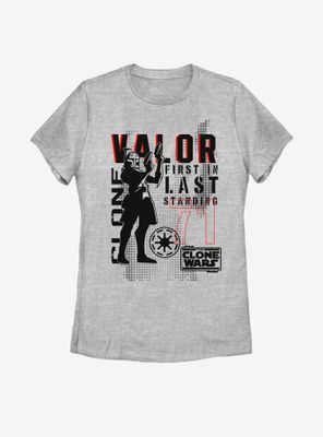 Star Wars: The Clone Wars Valor Troop Womens T-Shirt