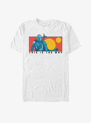 Star Wars The Mandalorian Sunset This Is Way T-Shirt