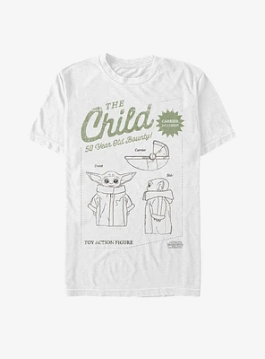 Star Wars The Mandalorian Child Toy Action Figure T-Shirt
