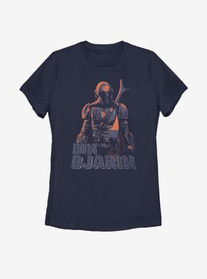 Star Wars The Mandalorian Din Djarin Womens T-Shirt