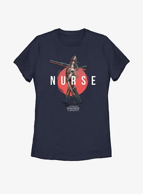 Star Wars The Mandalorian Child Nanny Droid Womens T-Shirt