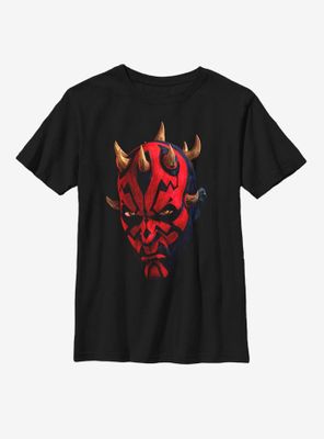 Star Wars: The Clone Wars Maul Face Youth T-Shirt