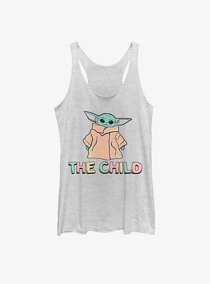 Star Wars The Mandalorian Child Pastel Womens Tank Top