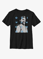 Star Wars: The Clone Wars Obi-Wan Text Youth T-Shirt