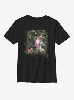 Star Wars: The Clone Wars Saber Duel Youth T-Shirt