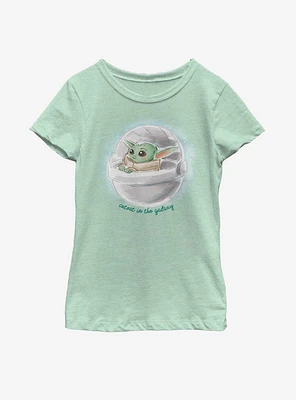 Star Wars The Mandalorian Child Inked Cute Youth Girls T-Shirt