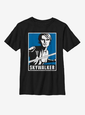 Star Wars: The Clone Wars Skywalker Poster Youth T-Shirt