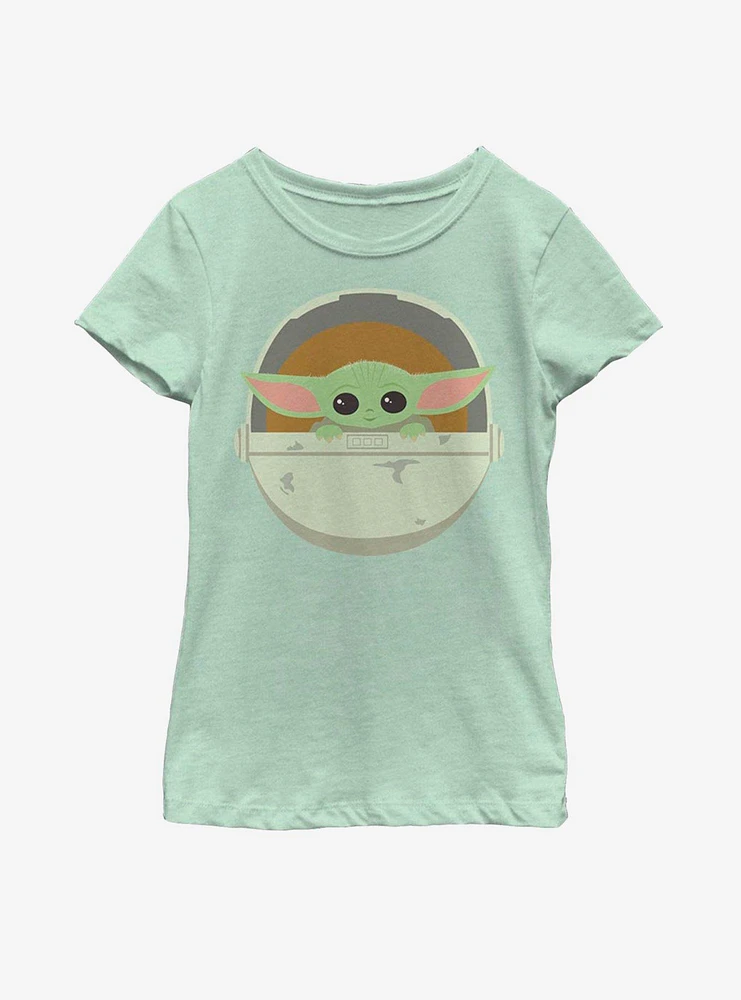 Star Wars The Mandalorian Child Simple Carriage Youth Girls T-Shirt