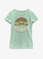 Star Wars The Mandalorian Child Simple Carriage Youth Girls T-Shirt
