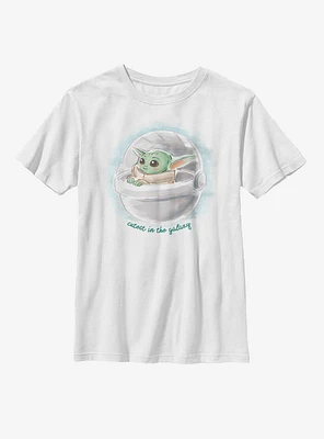Star Wars The Mandalorian Child Inked Cute Youth T-Shirt