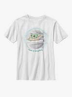 Star Wars The Mandalorian Child Inked Cute Youth T-Shirt
