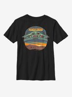 Star Wars The Mandalorian Child Landscape Logo Youth T-Shirt