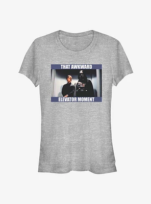 Star Wars Awkward Elevator Moment Girls T-Shirt