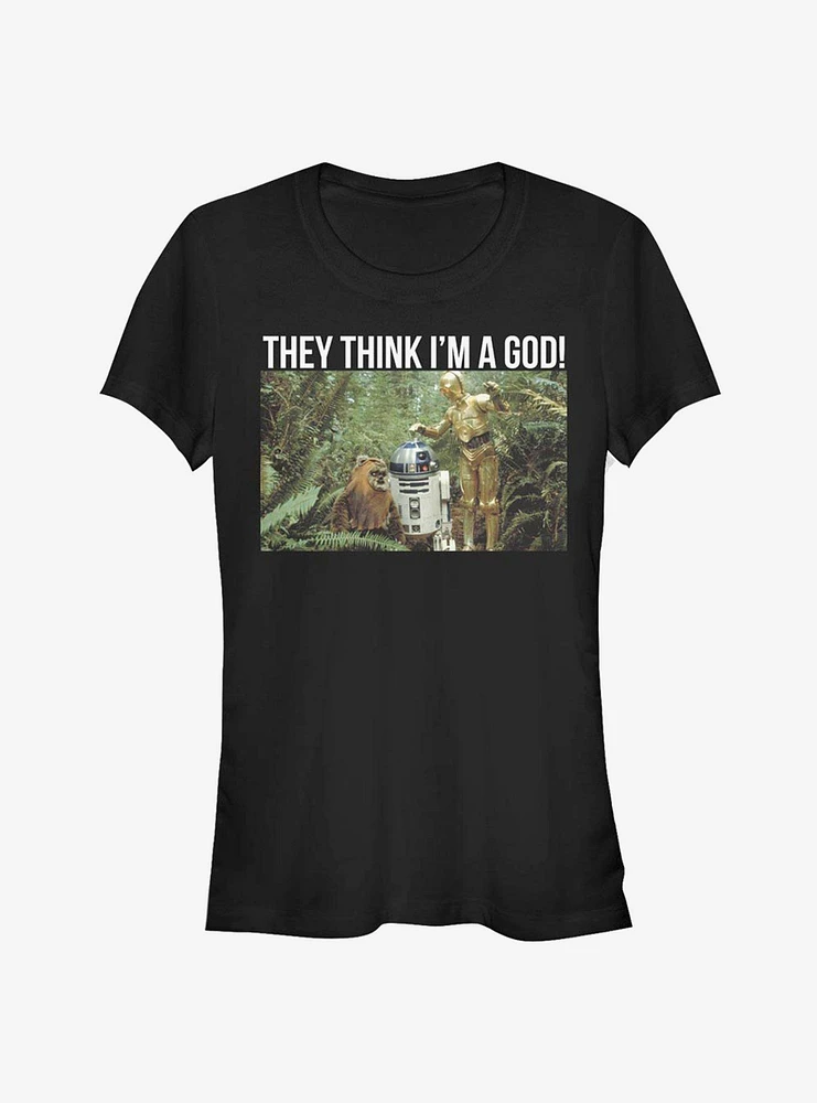 Star Wars C3Po God Girls T-Shirt