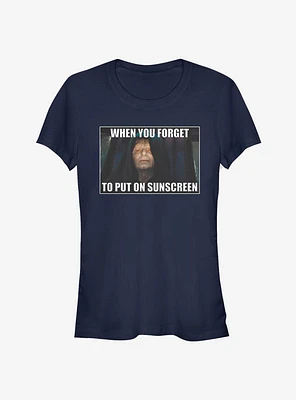 Star Wars Forget To Put On Sunscreen Girls T-Shirt