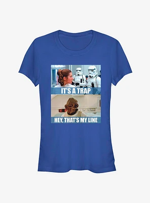 Star Wars Its A Trap Girls T-Shirt